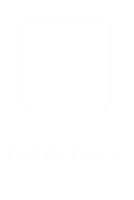 Engraved Emergency Hospital Sign with First-Aid Plus Symbol