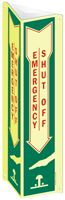 Emergency Shut Off Projecting Sign