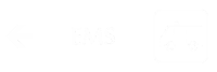 EMS Engraved Sign with Emergency Van Left Symbol