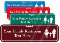 Family Restroom Symbol Sign