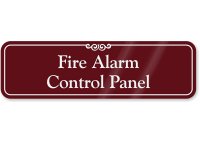 Fire Alarm Control Panel ShowCase Wall Sign