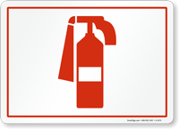 Fire Extinguisher Symbol Sign