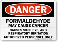 Formaldehyde May Cause Cancer Danger Sign