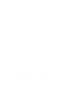 Engraved Genetics Hospital Sign with Family Genes Symbol