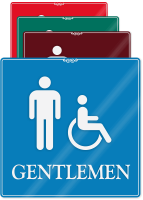 Gentlemen Handicap ShowCase Wall Sign