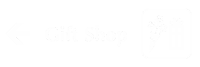 Gift Shop Engraved Sign with Left Arrow Symbol