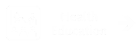 Health Education Engraved Sign with Right Arrow Symbol