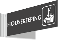 Housekeeping Corridor Projecting Sign