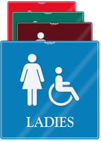 Ladies Handicap ShowCase Wall Sign