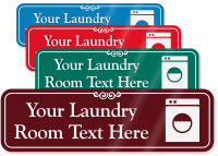 Laundry Room Symbol Sign
