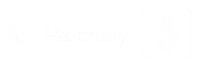 Maternity Engraved Sign, Baby and Left Arrow Symbol