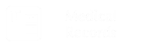 Medical Records Engraved Sign, File Cabinet Symbol