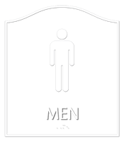 Men Restroom Sign