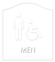 Men Restroom Sign