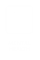 Mental Health Engraved Sign with Head Gears Symbol