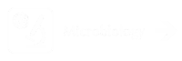 Microbiology Engraved Sign with Right Arrow Symbol