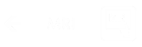 MRI Engraved Wayfinding Sign with Left Arrow Symbol
