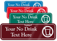 No Drink Symbol Sign