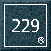 Room Number Sign No Smoking