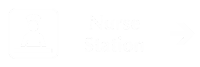 Nurse Station Engraved Sign with Right Arrow Symbol