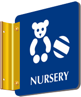 Nursery 2 Sided Sign