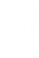 OB Clinic Engraved Sign, Mother And Child Symbol