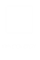 Oncology Engraved Hospital Sign with Cancer Cell Symbol