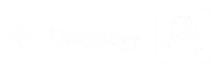 Oncology Engraved Sign with Left Arrow Symbol