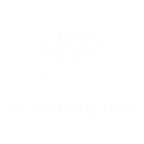 Ophthalmology Engraved Hospital Sign with Eye Symbol
