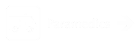 Paramedics Engraved Sign with Right Arrow Symbol