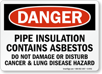Pipe Insulation Contains Asbestos