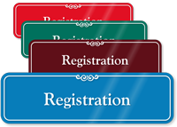 Registration Showcase Hospital Sign