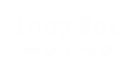 Room Key Drop Box Engraved Sign