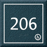 Room Number Sign Graphic