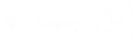Surgery Engraved Sign with Left Arrow Symbol