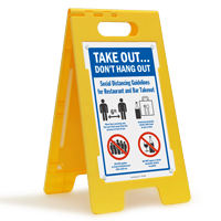 FloorBoss Standing Floor Sign