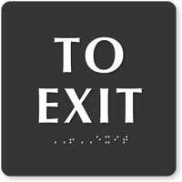 To Exit Sign