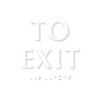 To Exit Sign