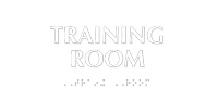 Training Room Tactile Touch Braille Sign