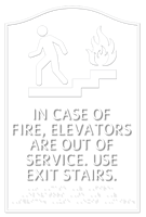 Do Not Use Elevator Sign