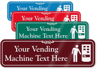Vending Machine Symbol Sign