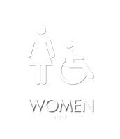 Women Restroom Sign