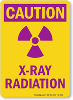 X Ray Radiation Caution Sign