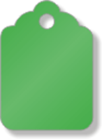 Green Merchandise Tag