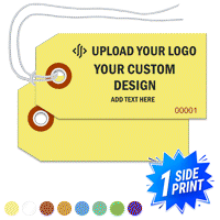 Single Sided Warehouse Tag, (3.25" x 1.625")