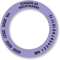 Fire Equipment Maintenance Verification of Service Collars