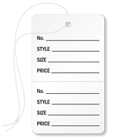 Garment Tag Large with String