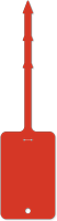 2½ x 4 in. Red Vinyl Tags