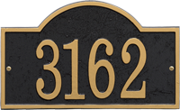 Fast And Easy Arch House Number Plaque