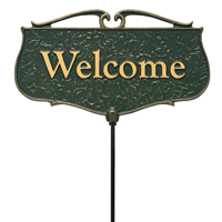 Welcome Garden Accent Sign